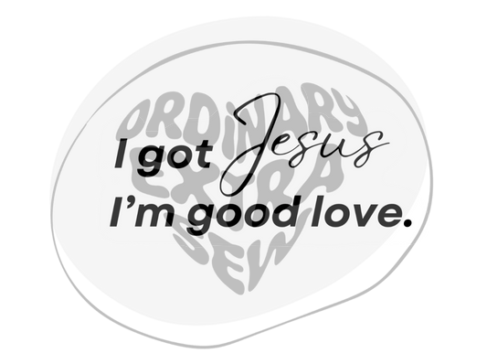 Beautifull Jesus Sticker | I Got Jesus Sticker | SewextraordinaryBeautifull Jesus Sticker | I Got Jesus Sticker | Sewextraordinary