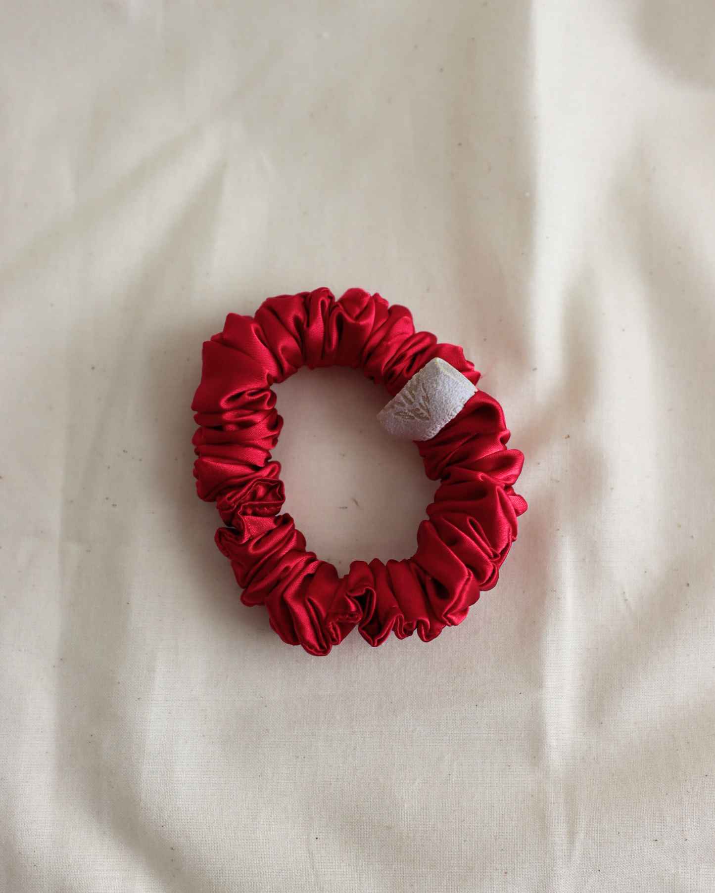 Deep Red Scrunchie