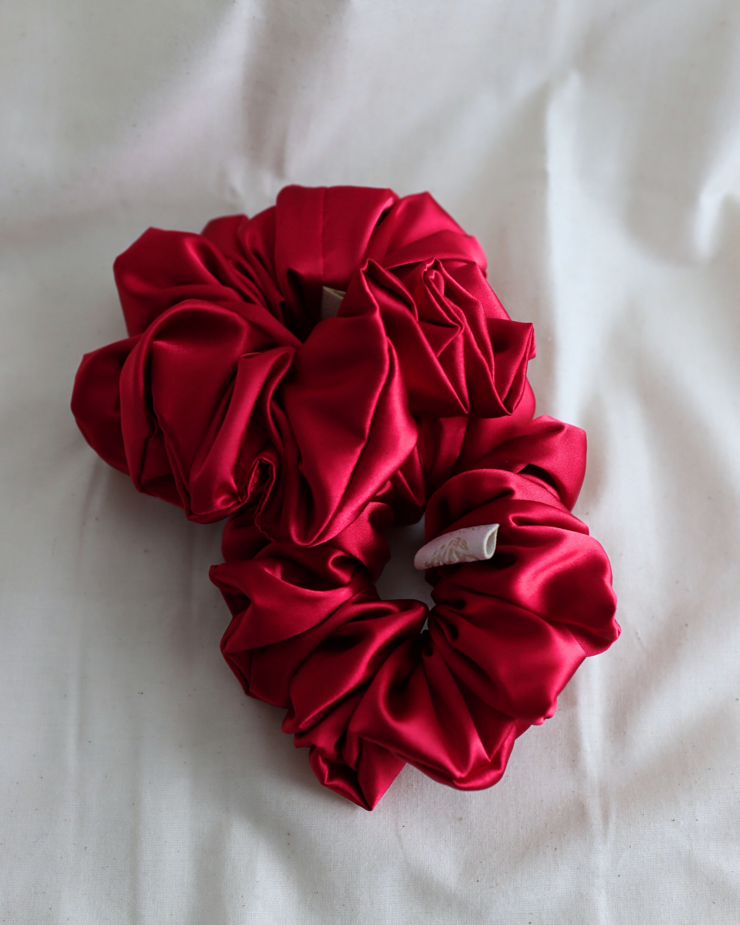 Deep Red Scrunchie