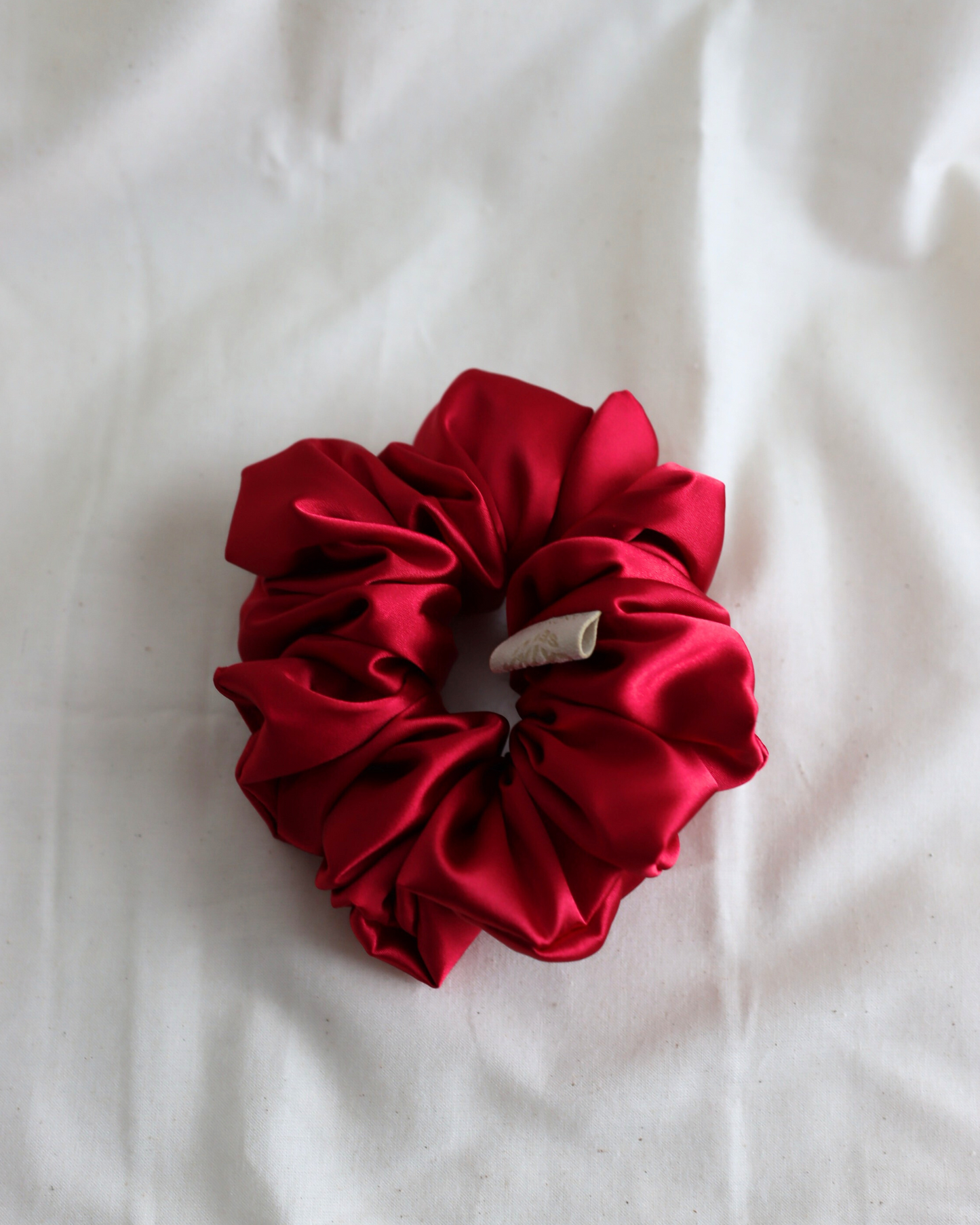 Deep Red Scrunchie