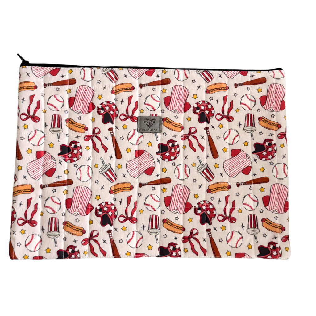 Baseball Girly Laptop Sleeve