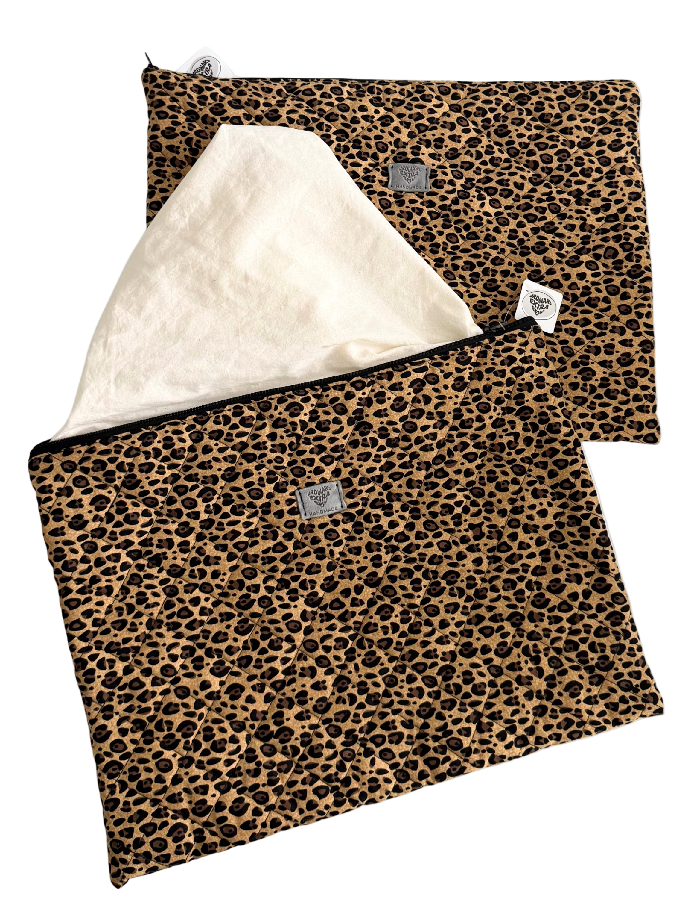 Quilted Cheetah Laptop Sleeve