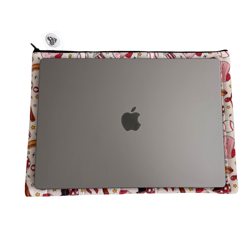 Baseball Girly Laptop Sleeve