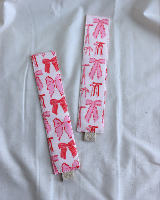 Bookmark - Red & Pink Bows