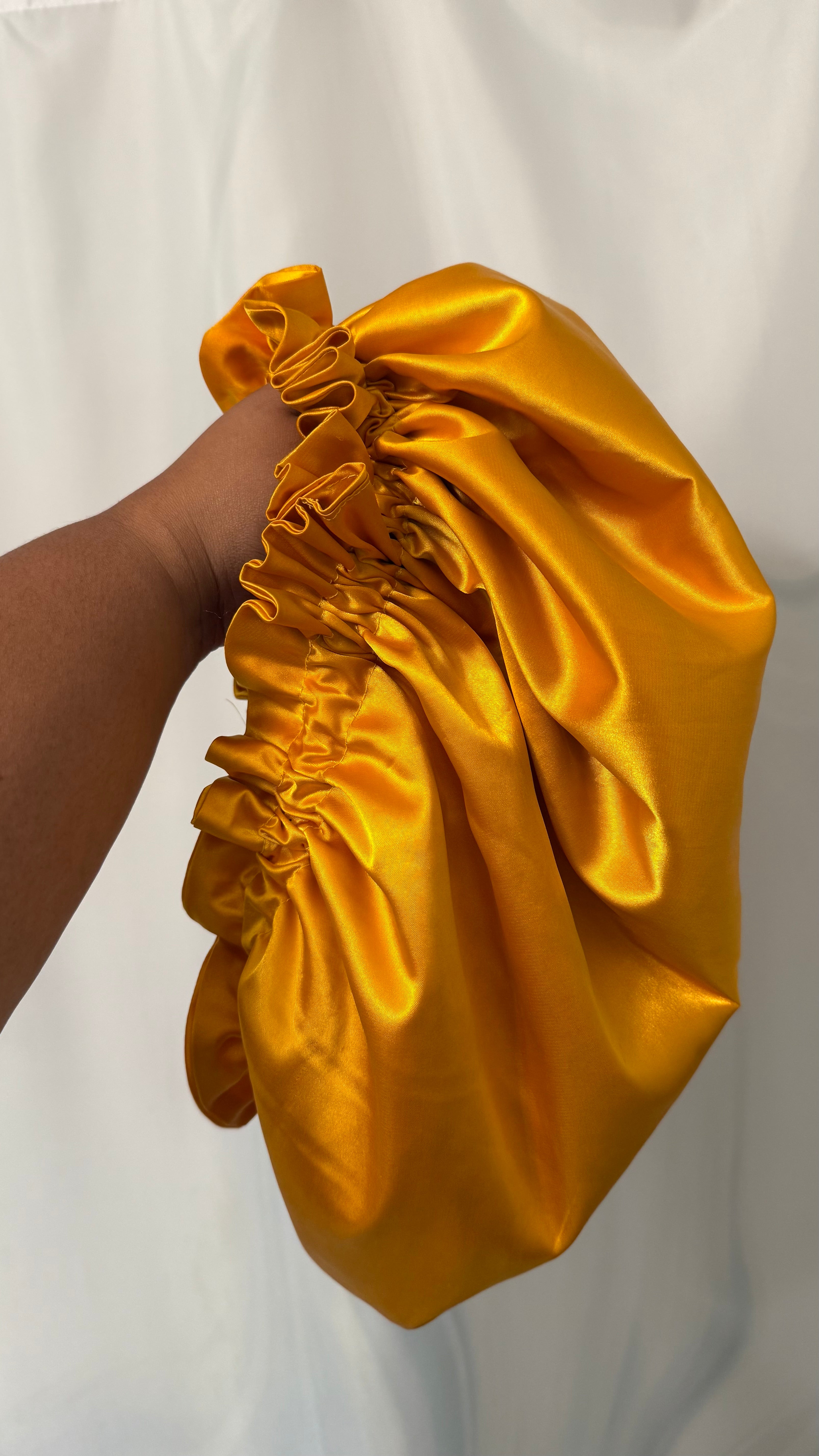 Golden Ruffle Bonnet