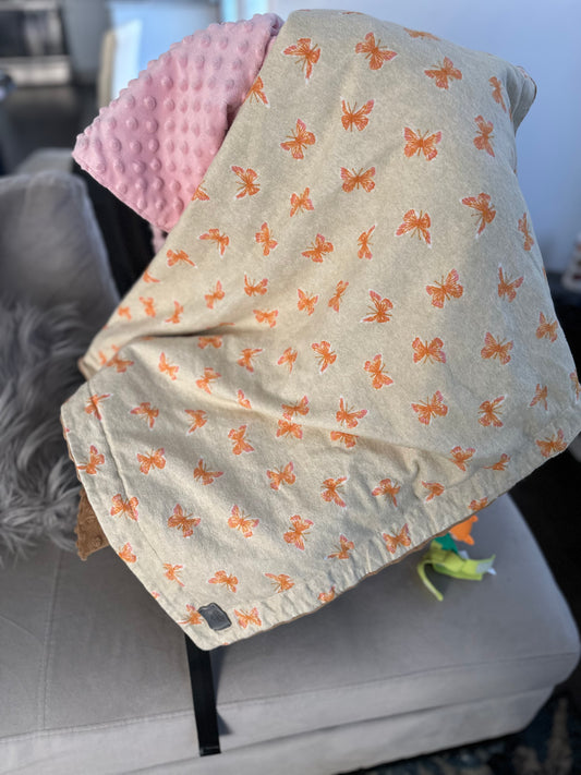 Matching Baby Blanket & Bonnet